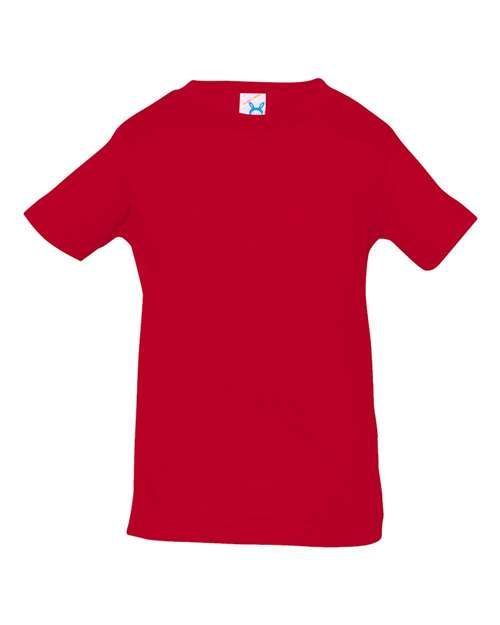 Rabbit Skins Infant Fine Jersey Tee in Red