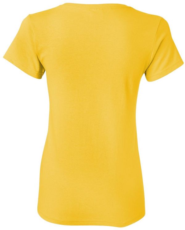Am image of a Custom Gildan Heavy Cotton Women's Tshirt in Daisy!