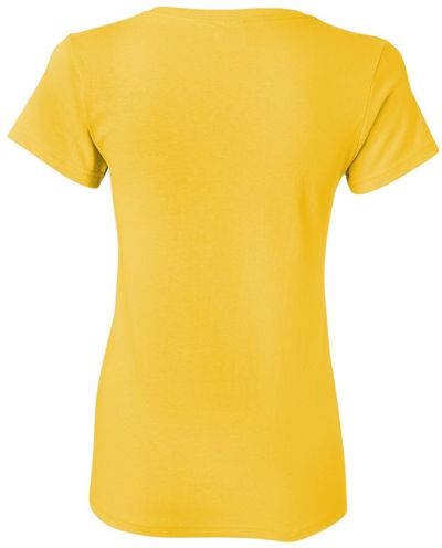 Am image of a Custom Gildan Heavy Cotton Women's Tshirt in Daisy!