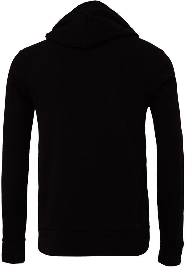 Am image of a Custom Bella and Canvas Unisex Sponge Fleece Pullover Hoodie in Black!