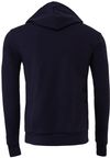 Am image of a Custom Bella and Canvas Unisex Sponge Fleece Pullover Hoodie in Navy!