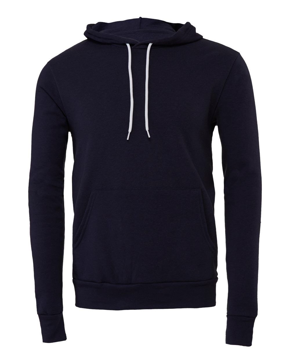 Bella and Canvas Unisex Sponge Fleece Pullover Hoodie in Navy