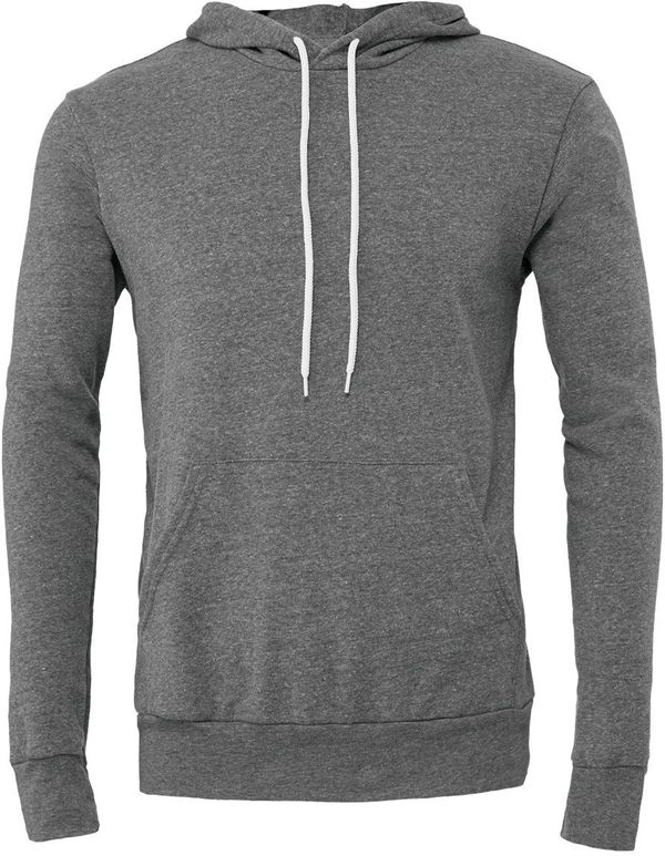 Am image of a Custom Bella and Canvas Unisex Sponge Fleece Pullover Hoodie in Deep Heather!