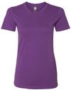 An image of a Custom Next Level Womens Cotton Short Sleeve Boyfriend Crew in Purple Berry!