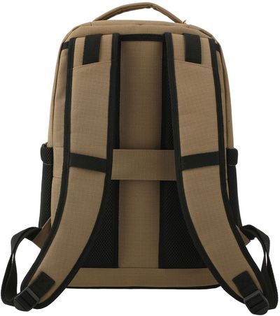 Am image of a Custom NBN Recycled Utility Insulated Backpack in Brown!