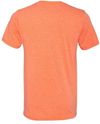 Am image of a Custom Bella and Canvas Unisex Triblend Tee in Orange Triblend!