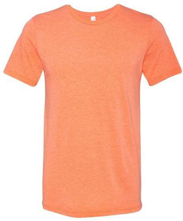 Am image of a Custom Bella and Canvas Unisex Triblend Tee in Orange Triblend!