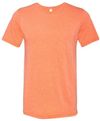 Am image of a Custom Bella and Canvas Unisex Triblend Tee in Orange Triblend!