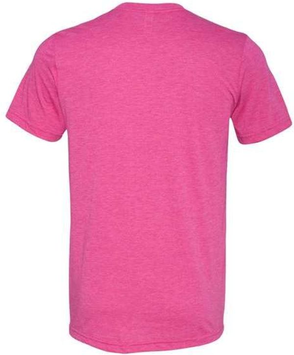 Am image of a Custom Bella and Canvas Unisex Triblend Tee in Berry Triblend!