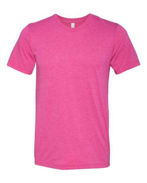 Bella and Canvas Unisex Triblend Tee in Berry Triblend