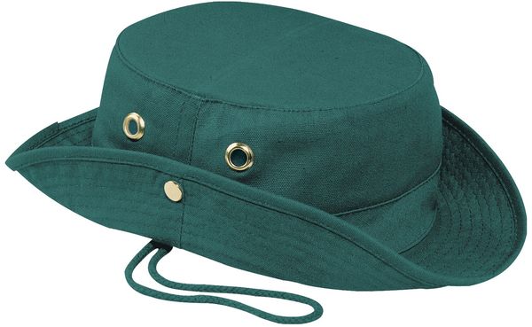 Am image of a Custom Canvas Bush Style in Forest Green!
