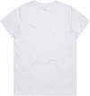 Am image of a Custom AS Colour Women's Maple Organic Tee in White!