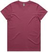Am image of a Custom AS Colour Women's Maple Tee in Berry!