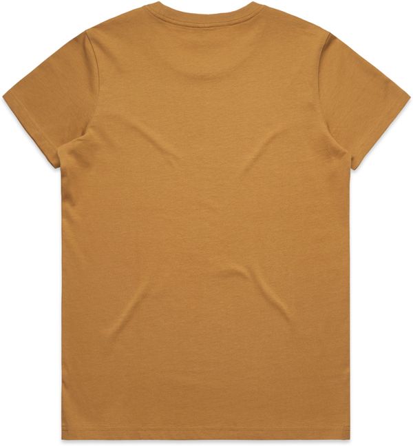 Am image of a Custom AS Colour Women's Maple Tee in Camel!