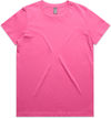 An image of a Custom AS Colour Women's Maple Tee in Charity Pink!