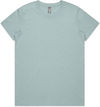 Am image of a Custom AS Colour Women's Maple Tee in Pale Blue!