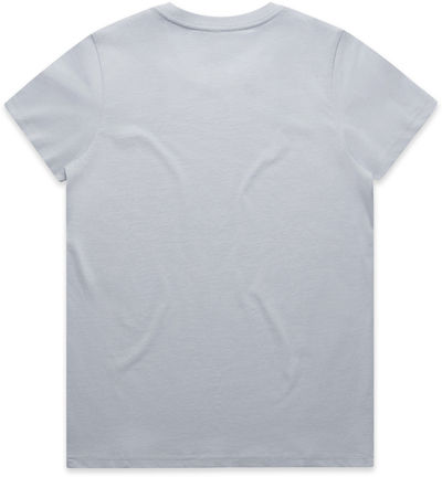 Am image of a Custom AS Colour Women's Maple Tee in Powder!