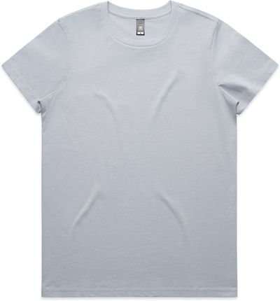 Am image of a Custom AS Colour Women's Maple Tee in Powder!