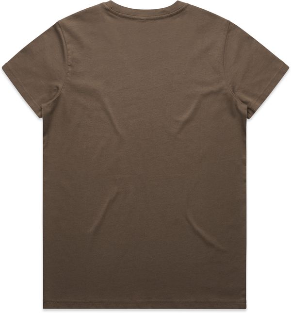 Am image of a Custom AS Colour Women's Maple Tee in Walnut!