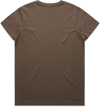 Am image of a Custom AS Colour Women's Maple Tee in Walnut!
