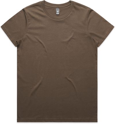 Am image of a Custom AS Colour Women's Maple Tee in Walnut!