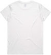 Am image of a Custom AS Colour Women's Maple Tee in White!