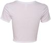 Am image of a Custom Bella and Canvas Womens Crop Tee in White!