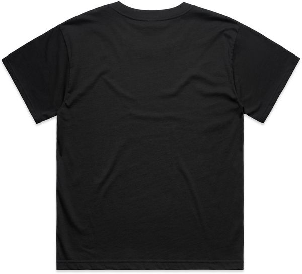 Am image of a Custom As Colour Womens Martina Tee in Black!