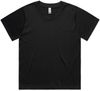 Am image of a Custom As Colour Womens Martina Tee in Black!