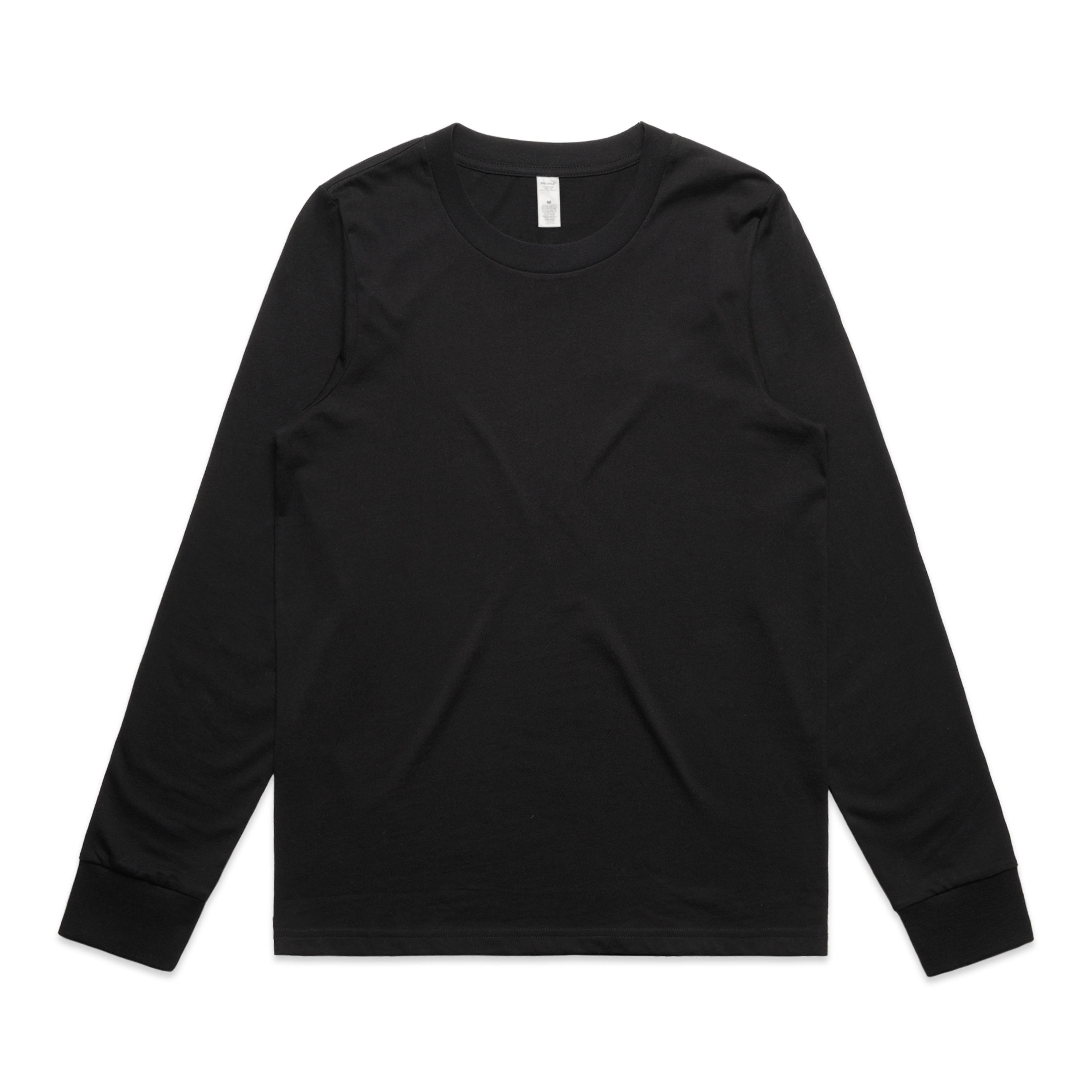AS Colour Womens Maple Long Sleeve Tee in Black