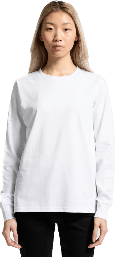 An image of a Custom AS Colour Womens Maple Long Sleeve Tee!