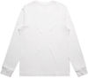 Am image of a Custom AS Colour Womens Maple Long Sleeve Tee in White!