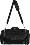Am image of a Custom Champion All Around Duffle Bag in Black!