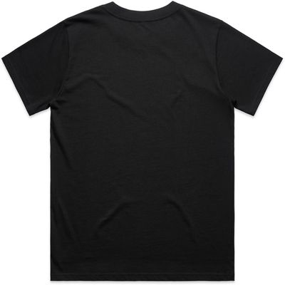 Am image of a Custom AS Colour Womens Classic Tee in Black!