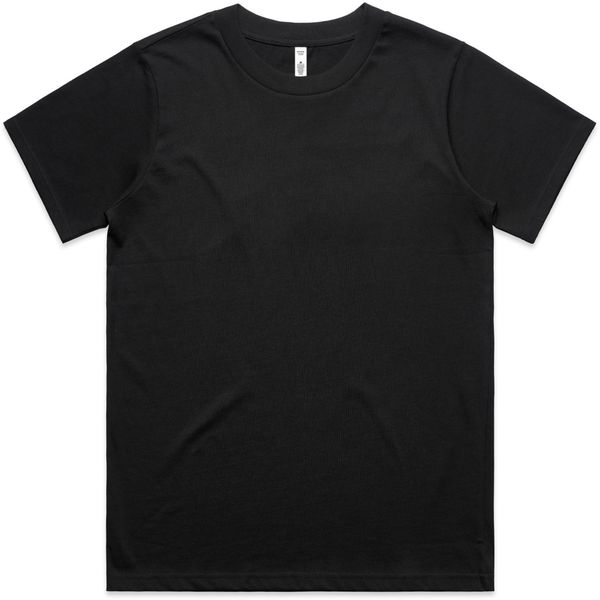 Am image of a Custom AS Colour Womens Classic Tee in Black!