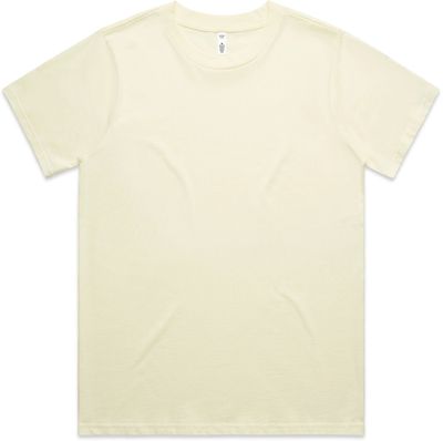 Am image of a Custom AS Colour Womens Classic Tee in Butter!
