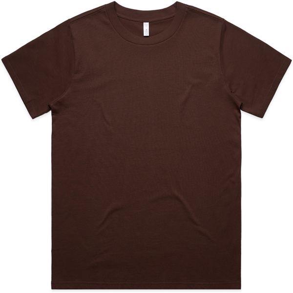 An image of a Custom AS Colour Womens Classic Tee in Chestnut!