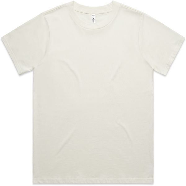 Am image of a Custom AS Colour Womens Classic Tee in Ecru!