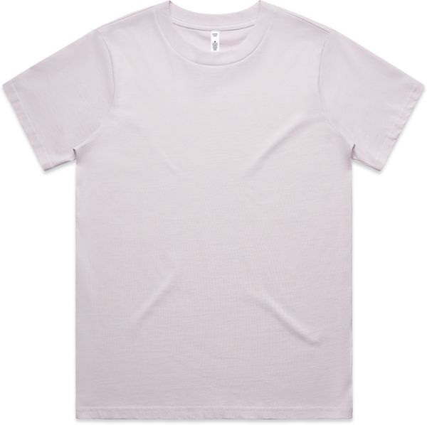Am image of a Custom AS Colour Womens Classic Tee in Orchid!