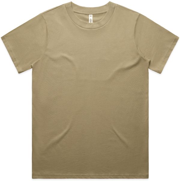 Am image of a Custom AS Colour Womens Classic Tee in Sand!