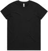 Am image of a Custom AS Colour Women's Basic Tee in Black!