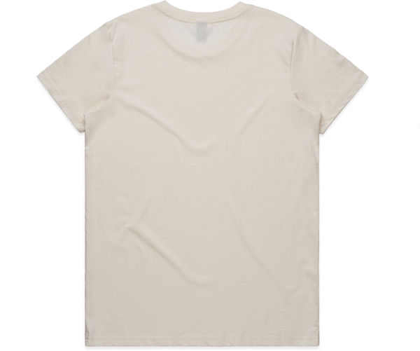 Am image of a Custom AS Colour Women's Basic Tee in Bone!