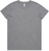 Am image of a Custom AS Colour Women's Basic Tee in Athletic Heather!