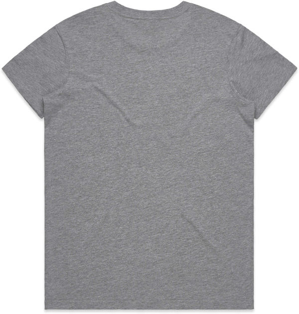 Am image of a Custom AS Colour Women's Basic Tee in Athletic Heather!