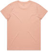 Am image of a Custom AS Colour Women's Basic Tee in Pale Pink!