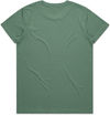 Am image of a Custom AS Colour Women's Basic Tee in Sage!