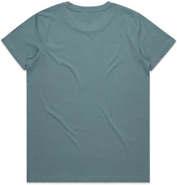 An image of a Custom AS Colour Women's Basic Tee in Slate Blue!