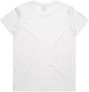 Am image of a Custom AS Colour Women's Basic Tee in White!