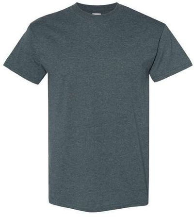 Am image of a Custom GILDAN Heavy Cotton TShirt in Dark Heather!