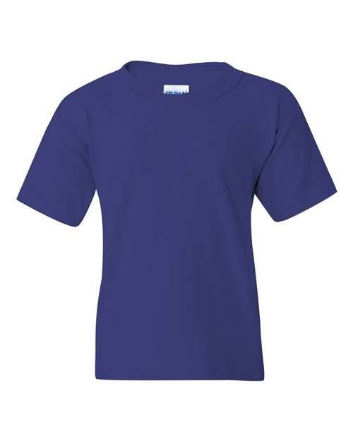Gildan Heavy Cotton Youth T Shirt in Cobalt
